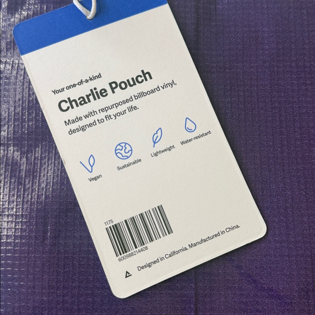 Rareform Charlie Zipper Pouch Purple — image 7 of 8